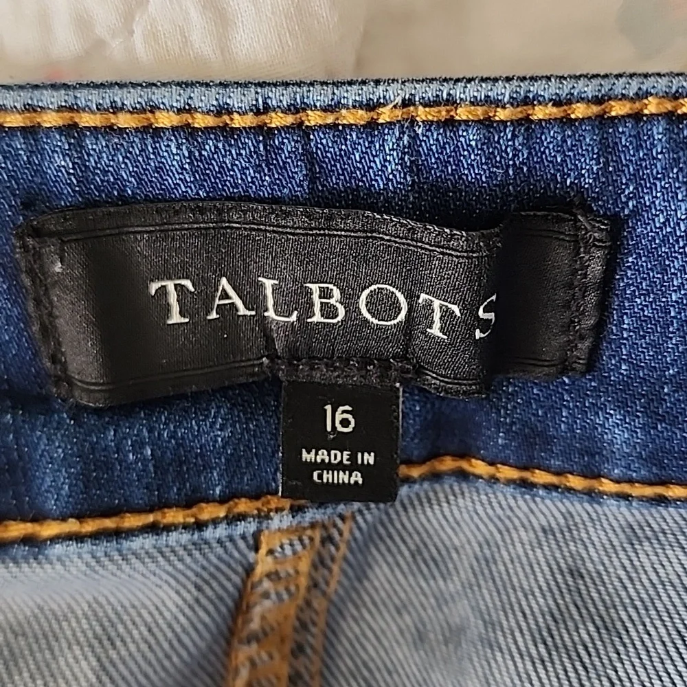 TALBOTS WOMAN'S DENIM SKIRT - Picture 10 of 11
